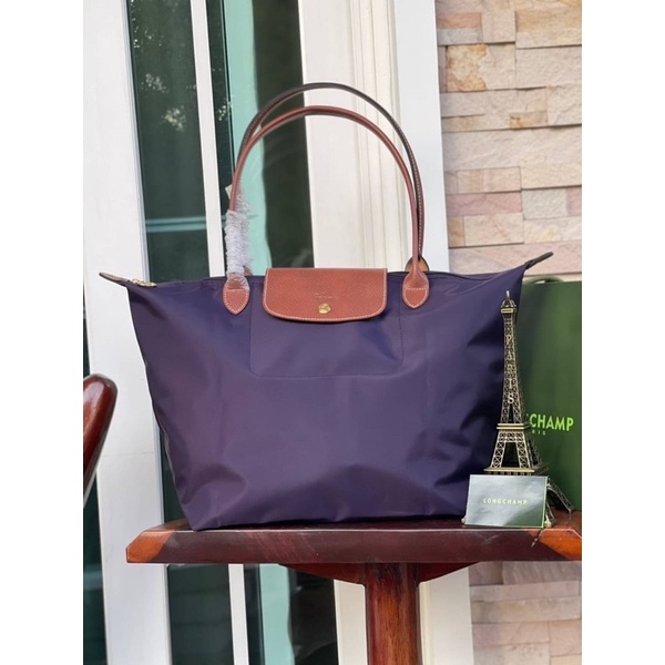 longchamp-le-pliage-original-shoulder-bag-l-หูยาว