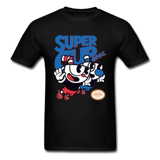 [S-5XL] ใหม่ล่าสุด เสื้อยืดผ้าฝ้าย 100% แขนสั้น พิมพ์ลายอนิเมะ Mario สีดํา สีเหลือง สําหรับผู้ชาย นักเรียน