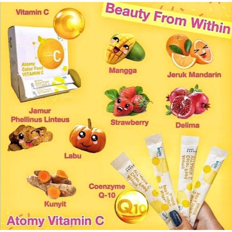 พร้อมส่งจากไทย-atomy-color-food-vitamin-c-อะโทมี่-วิตามินซีจากผลไม้-ของแท้นำเข้าจากเกาหลี-100