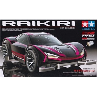 โมเดลรถมินิ4WD Tamiya Mini4WD 1/32 TA18640 RAIKIRI (MA CHASSIS)