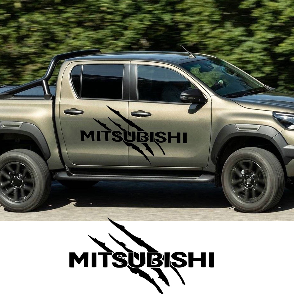 รถบรรทุกรถด้านข้างสติกเกอร์สำหรับ-mitsubishi-triton-mirage-asx-xpander-อุปกรณ์เสริม-car-decals