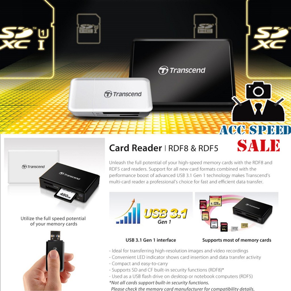 transcend-rdf8k2-usb-3-1-multi-card-reader-ตัวอ่านการ์ด