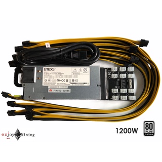 PSU SERVER 750w-1800w จ่ายไฟการ์ดจอ ครบชุดพร้อมขุด สาย6เส้น