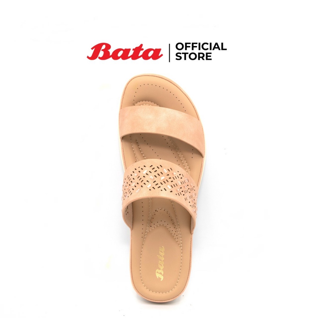 bata-ladies-slip-on-รองเท้าแตะลำลองหญิง-แบบสวม-สีชมพู-รหัส-6615552