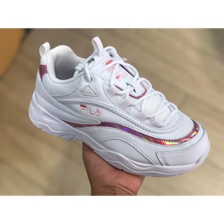 🔥ส่งฟรีems 🔥Fila Ray pink ของแท้💯💯