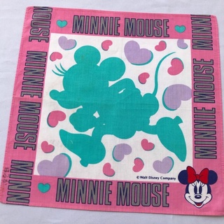 Minnie mouse ผ้าเช็ดหน้า มินนี่เม้าส์