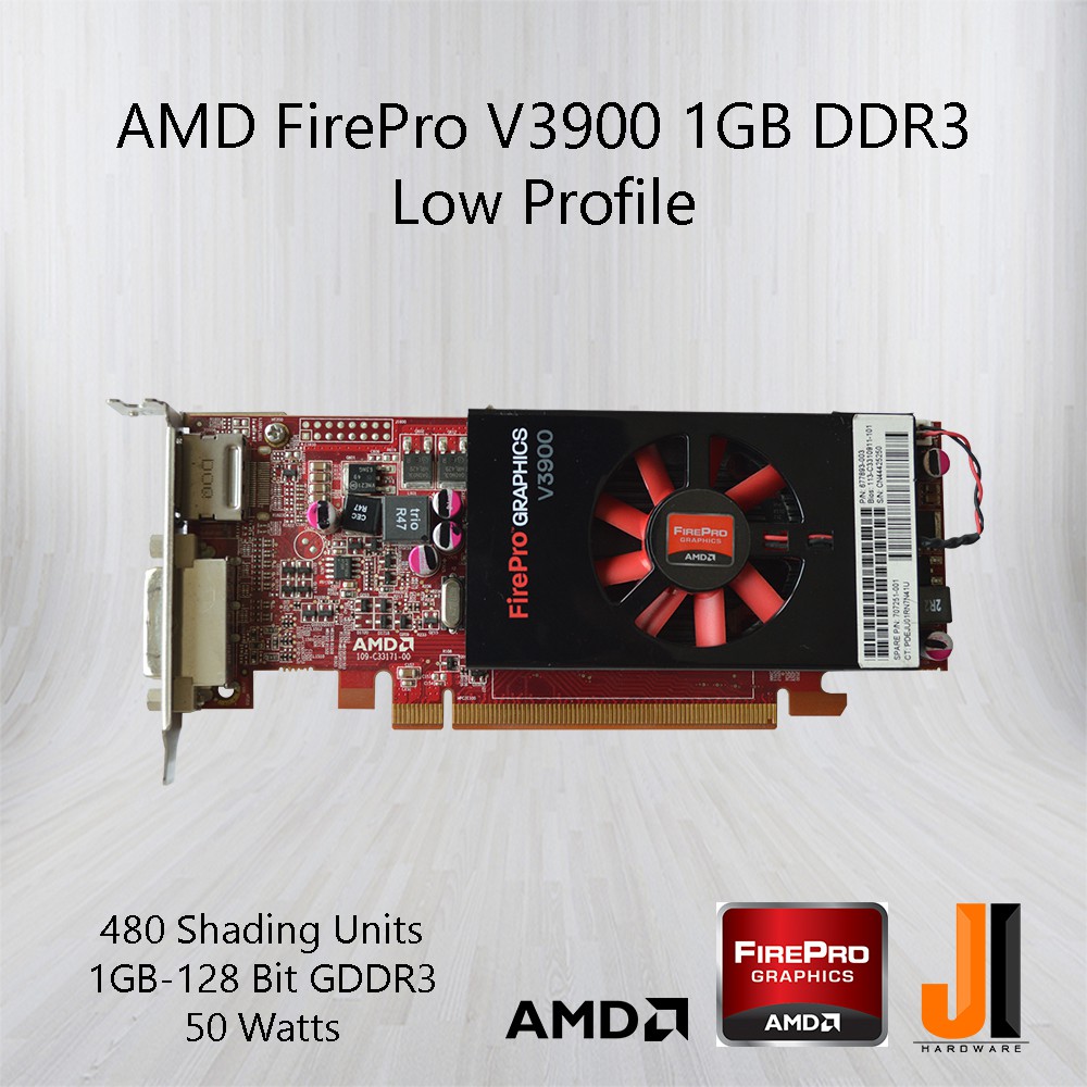 AMD FirePro V3900 1GB DDR3 low profile (มือสอง) | Shopee Thailand