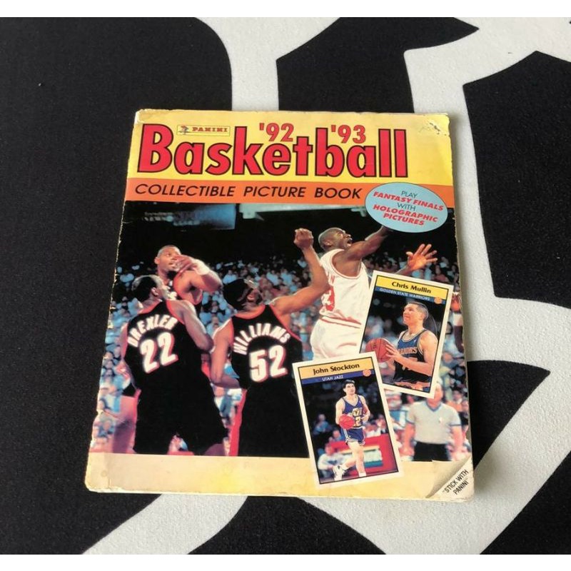 *RARE ITEM* Panini NBA Basketball Sticker Book 19921993