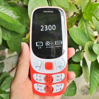 โทรศัพท์มือถือ NOKIA 2300  (สีส้ม) 2 ซิม 2.4นิ้ว 3G/4G โนเกียปุ่มกด 2028