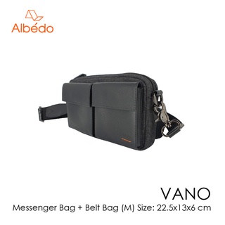 [Albedo] VANO MESSENGER BAG + BELT BAG (M)  กระเป๋าคาดเอว/กระเป๋าเอกสาร/กระเป๋าคาดอก รุ่น VANO - VN00499