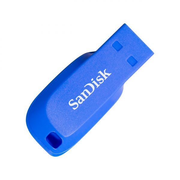 ภาพสินค้าSanDisk CRUZER BLADE USB แฟลชไดร์ฟ 16GB Blue, USB2.0 (SDCZ50C-016G-B35BE) จากร้าน sandisk_thailand_officialshop บน Shopee ภาพที่ 2