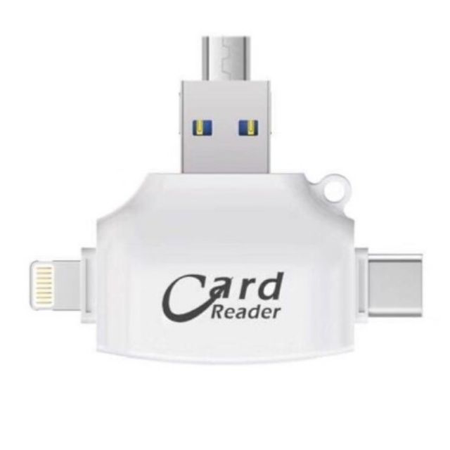 idragon 4-In-1 OTG Card Reader Mini USB 2.0 TF SD Card Slot For ...
