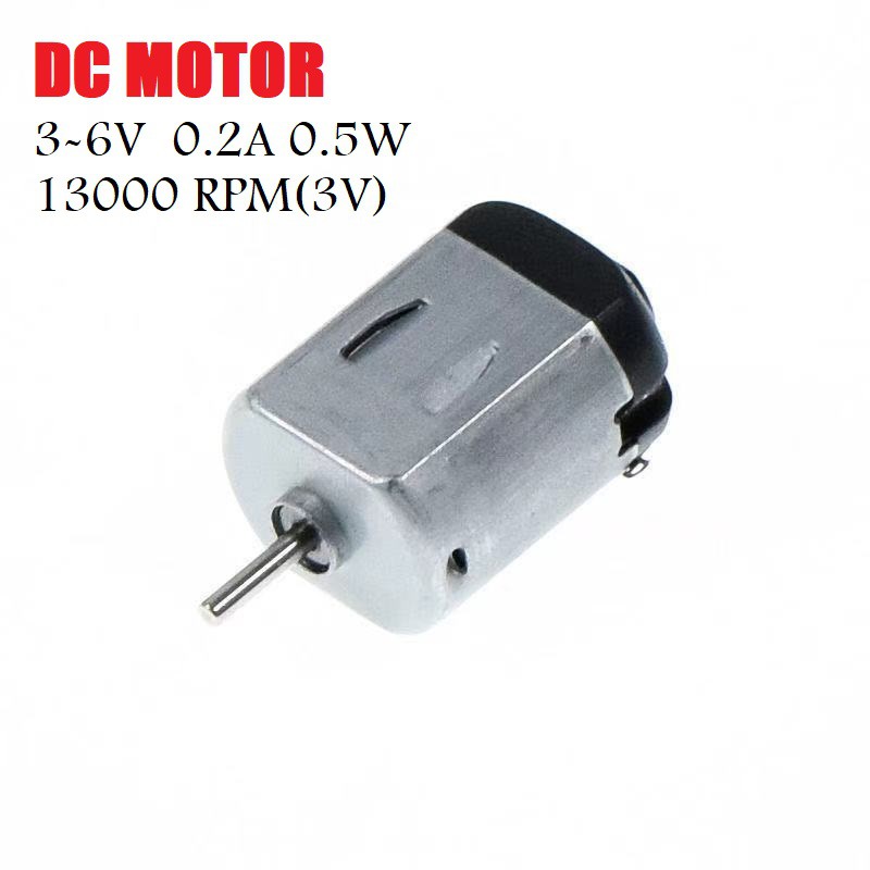 DC MOTOR มอเตอร์ไฟฟ้าขนาดเล็ก มอเตอร์กระแสตรง 130 ของเล่นขับเคลื่อนสี่ ...