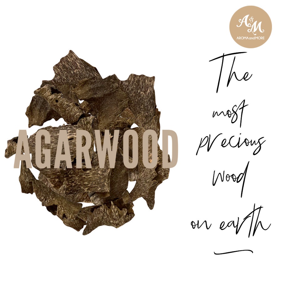 aroma-amp-more-ไม้กฤษณา-agarwood-oud-แก่นไม้กฤษณา-สำหรับจุดเพื่อกลิ่นหอมอโรมาและเพิ่มพลังงาน-agarwood-chips-high-quality-5g