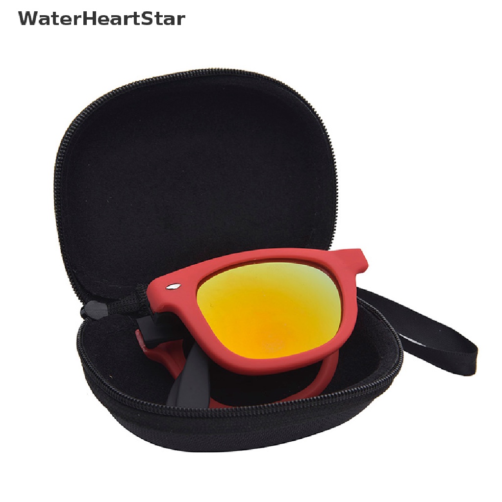 ภาพหน้าปกสินค้าWaterheartstar แว่นตากันแดด ป้องกันรังสียูวี พับได้ สไตล์เรโทร สําหรับผู้หญิง
