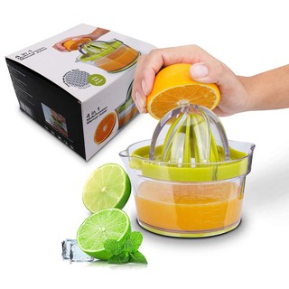 ที่คั้นน้ำส้มและเครื่องขูด 4in1 Multi-Function Manual Juicer เครื่องขูดกระเทียม ขูดมันฝรั่ง บีบมะนาว T0510