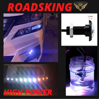 Myvi BEZZA WIRA WAJA ALPHARD VELLFIRE VIOS CITY CAR 12V DRL EAGLE EYE LIGHT WATERPROOF สัญญาณไฟกลางวัน LED