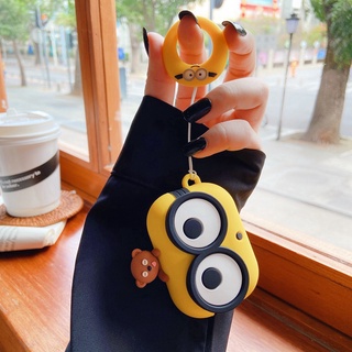 เคสหูฟังไร้สาย ซิลิโคนนิ่ม ลายมินเนี่ยน The Rise of GruAirpods พร้อมห่วงแขวน สําหรับ Airpods 1 2 Pro 2022