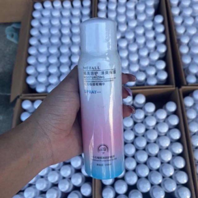 สเปรย์กันแดดปรับผิวขาว Mo’Fall Sunscreen Spray and (1ชิ้น) | Shopee ...