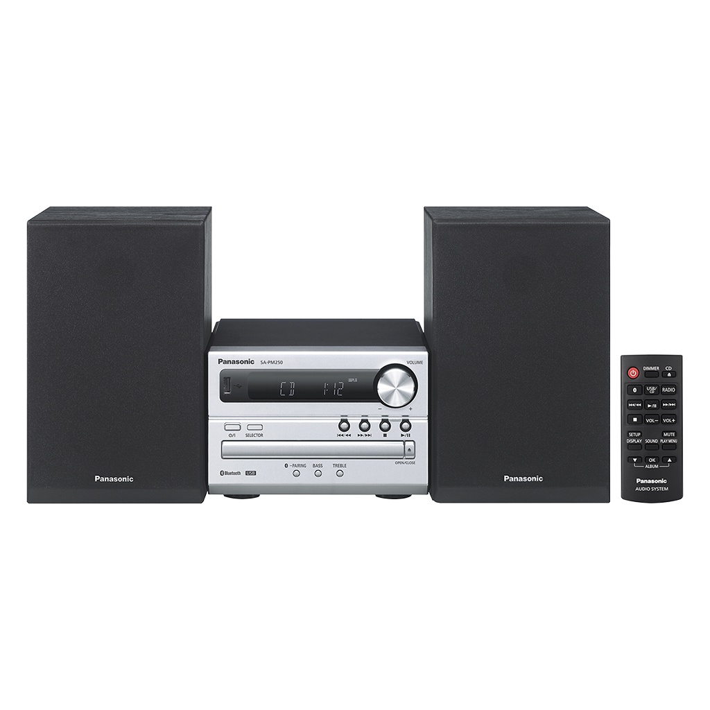 ภาพหน้าปกสินค้าPanasonic Micro System SC-PM250GS-S ระบบเสียง 2 ch 20 วัตต์ CD FM USB Bluetooth พร้อมลำโพงคู่ จากร้าน panasonic_officialstore บน Shopee