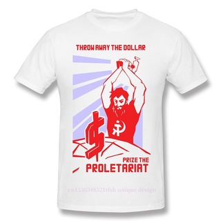 เสื้อยืดผ้าฝ้ายพิมพ์ลายขายดี เสื้อยืด พิมพ์ลาย The Proletariat! สําหรับผู้ชาย ชุดเสื้อพิมพ์ลาย Camiseta Hombre Communism