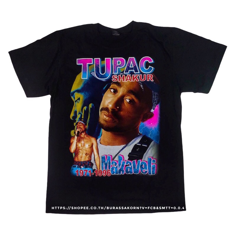 เสื้อยืด-2pac-hiphop