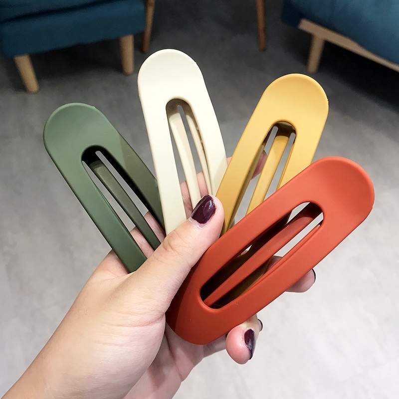ขนาดใหญ่พิเศษ กิ๊บติดผม สีพื้น แฟชั่นสไตล์เกาหลี | Shopee Thailand