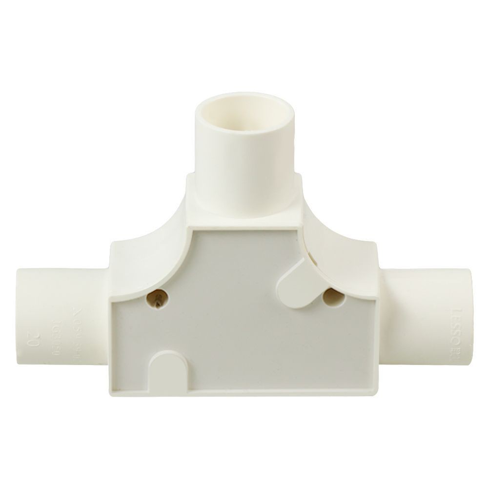 pvc-inspection-tee-fitting-scg-bs-20mm-white-ข้อต่อสามทาง-ฝาเปิด-pvc-scg-20-มม-มาตรฐาน-bs-สีขาว-ข้อต่อ-ท่อร้อยสายไฟและอ