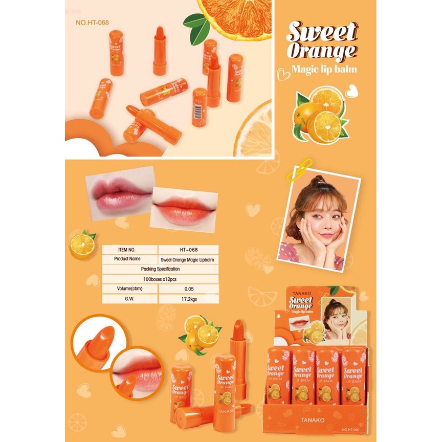 ht-068-ลิปมันเปลี่ยนสี-sweet-orang-ลิปมันบำรุงริมฝีปาก-กลิ่นส้ม-ลิปมันกลิ่นหอมมากๆๆๆๆ