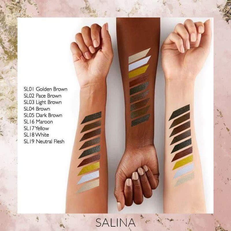 ภาพหน้าปกสินค้าSalina สีสักคิ้ว ออแกรนิก งานออมเบร สวยมากๆๆ (สีสักปาก) จากร้าน valai00008 บน Shopee