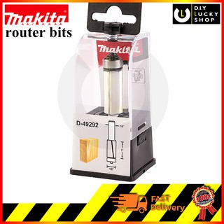 D-49292 ดอกเร้าเตอร์ ดอกทริมเมอร์ Flush Trim Bit3Flute Makita ดอกราวเตอร์ มากีต้า