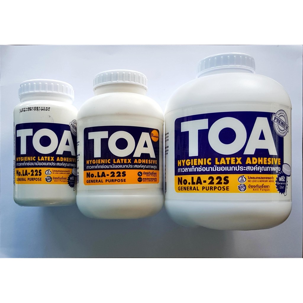 TOA กาวลาเท็กซ์ทีโอเอ TOA LATEX NO.LA-22S | Shopee Thailand