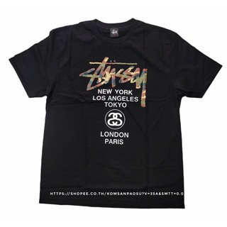 เสื้อยืดโอเวอร์ไซส์เสื้อ Stussy เสื้อยืด Stussy skateboard เสื้อสตรีท โอเวอร์ไซส์S-3XL