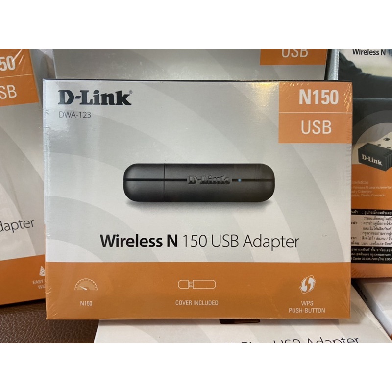 ภาพหน้าปกสินค้าต่อWiFiคอม ผ่านUSB Dlink N150 Wireless USB Adapter รุ่น DWA-123 ประกันศูนย์ LT จากร้าน wgsitnetwork_official บน Shopee