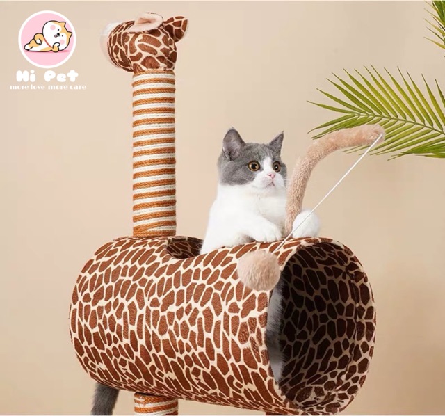 hi-pet-cat-tree-ยีราฟตัวยูนิคอนต้นไม้แมว-คอนโดแมวสูง