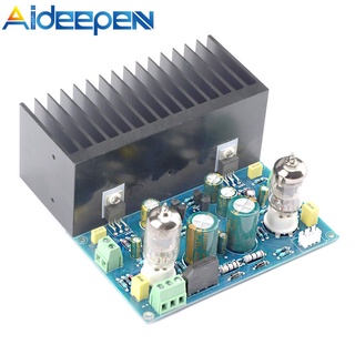 Aideepen บอร์ดขยายเสียงสเตอริโอ 2 ช่อง 6J1 เสียงโรงเรียน และเครื่องขยายเสียง LM1875 HIFI