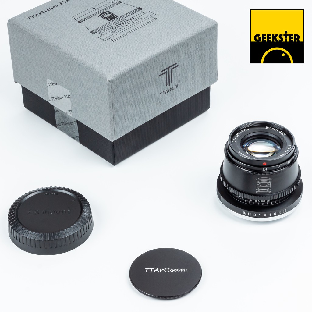 ภาพหน้าปกสินค้าTTArtisan 35mm f1.4 APSC ( เลนส์ละลาย 35 mm 1.4 APSC Mirrorless Camera Lens สำหรับ FX / M43 / E / EOS M / Z ) จากร้าน geekster บน Shopee