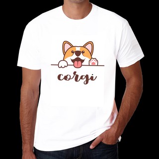 ภาพหน้าปกสินค้าเสื้อลายหมา DF13 เสื้อยืด เสื้อยืดลายหมา สุนัขคอร์กี้ เสื้อยืดพิมพ์ลาย corgi dog T Shirt ซึ่งคุณอาจชอบราคาและรีวิวของสินค้านี้