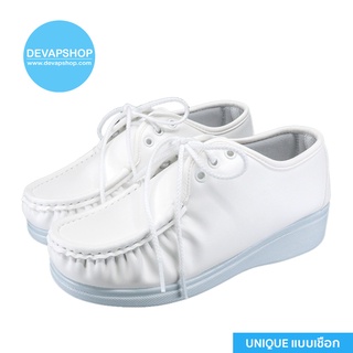 รองเท้าพยาบาลUNIQUE แบบเชือก นักเรียนนักศึกษาพยาบาล Nurseshoes