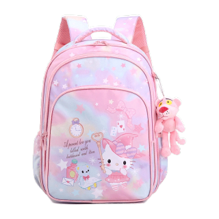 โปรโมชั่น : YA ZHOU LONG กระเป๋านักเรียนเด็ กระเป๋าเป้ของสาวๆ แฟชั่น กระเป๋าเจ้าหญิง กระเป๋านักเรียนลายการ์ตูน กันน้ำ แสงสว่าง ทนต่อการสึกหรอ ลดภาระ ปกป้องกระดูกสันหลัง แถบสะท้อนแสงเพื่อความปลอดภัย ความจุสูง ไม่รวมจี้