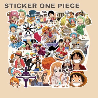 สติกเกอร์ ONE PIECE LUFFY,ZORO,NAMI,CHOPPER (กันน้ํา)