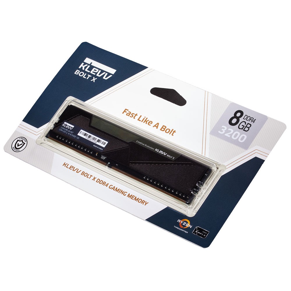 KLEVV BOLT X DDR4/3200MHz RAM PC (แรมพีซี) - 8GB (8GBx1) / 16GB