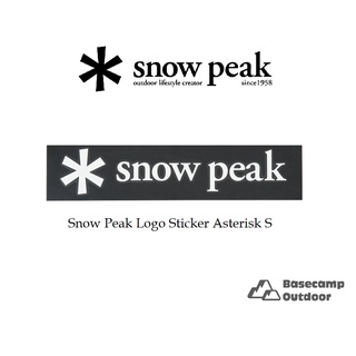 Snow Peak Logo Sticker Asterisk S สติ๊กเกอร์
