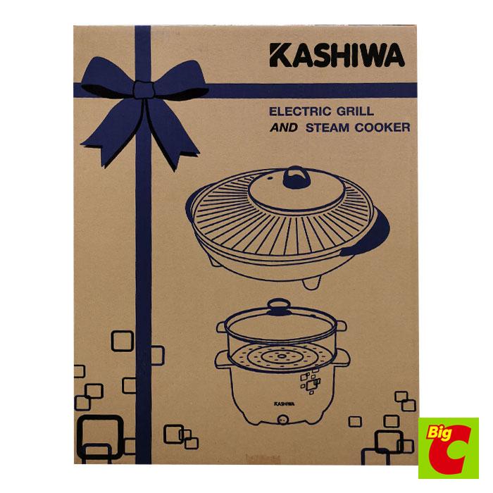 kashiwa-คาชิวา-เตาย่างบาร์บีคิวไฟฟ้า-รุ่น-kw310-และหม้อต้มอเนกประสงค์-รุ่น-kw107-คละสีkashiwa-kashiwa-electric-barbecue