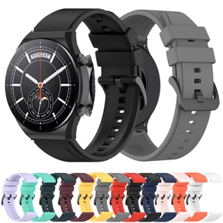 สินค้า สําหรับ Xiaomi Watch S1 / S1 Active สายซิลิโคน สายรัดข้อมือ กีฬา สายรัดข้อมือ เปลี่ยนได้ สําหรับ Xiaomi MI Watch Color 2