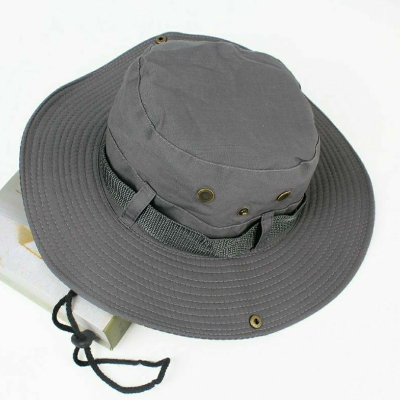 ภาพหน้าปกสินค้าหมวกเด็ก 2ปี-8ปี รอบศีรษะ : 53-54 cm. หมวกแฟชั่น ปีกรอบเดินป่า ทรงบัคเก็ต ผ้า COTTON สีพื้น ปีกหมวกพับได้ จากร้าน punikashop23 บน Shopee