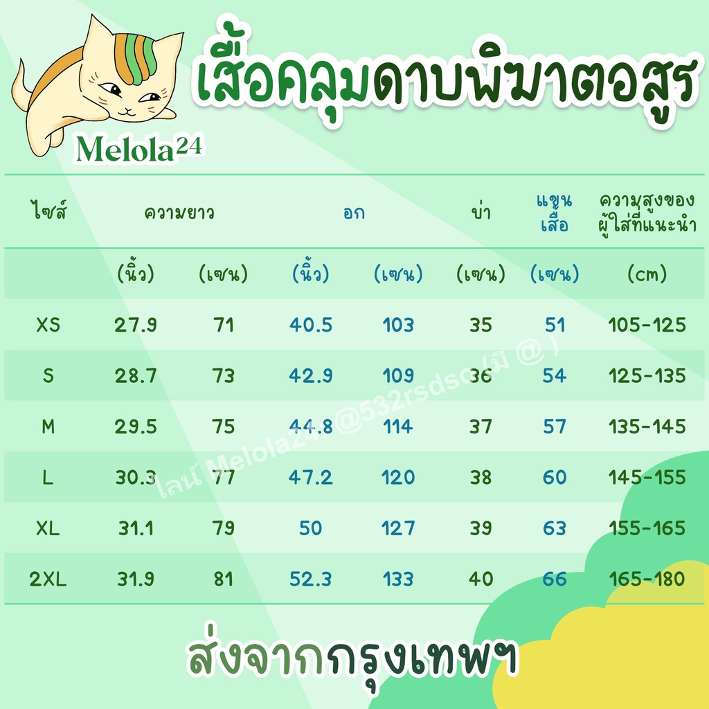 ภาพหน้าปกสินค้าMelola24   ผ้าดีมากก หนากว่า เสื้อคลุมดาบพิฆาตอสูร เสื้อคลุมไยบะ เสื้อจินเบย์ Demon Slayer Kimetsu no Yaiba จากร้าน melola24 บน Shopee