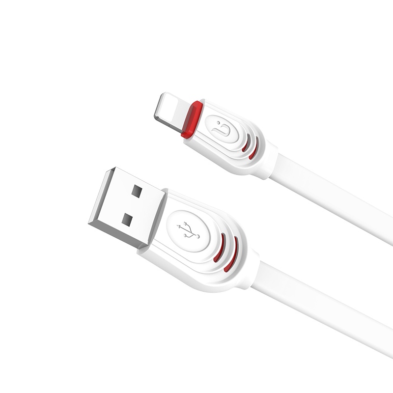 borofone-bx4-สายชาร์จ-usb-to-l-cable-และ-usb-to-type-c-สายแบบแบน-ชาร์จและถ่ายโอนข้อมูล