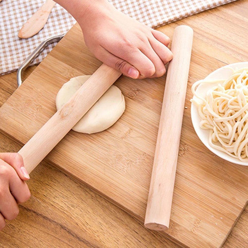 epoch-pop-rolling-pins-baking-dough-28cm-cookie-crust-cake-kitchen-tools-pastry-flour-natural-wooden