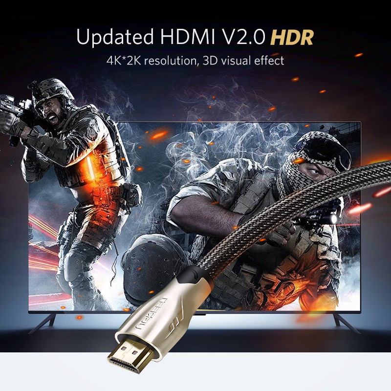 ภาพหน้าปกสินค้าUgreen สายเคเบิล HDMI เป็น HDMI 2.0 0.5 ม. 4K สําหรับกล่องทีวี Nintend Switch PS4 จากร้าน ugreen.th บน Shopee